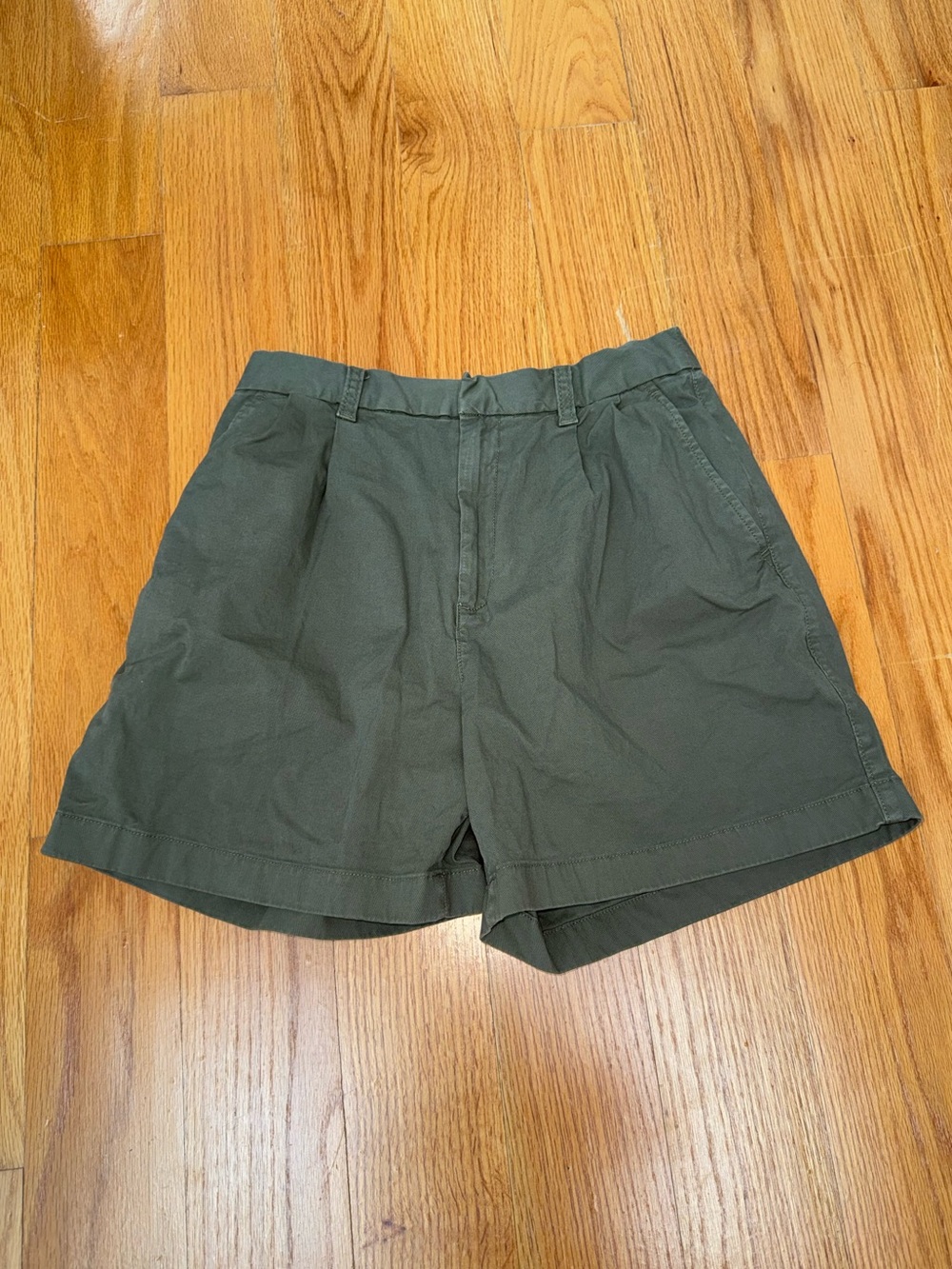 GAP Olive Green Elastic Waist Casual Shorts